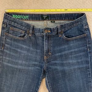 J Crew Bootcut Stretch Denim Jeans. Size 31R